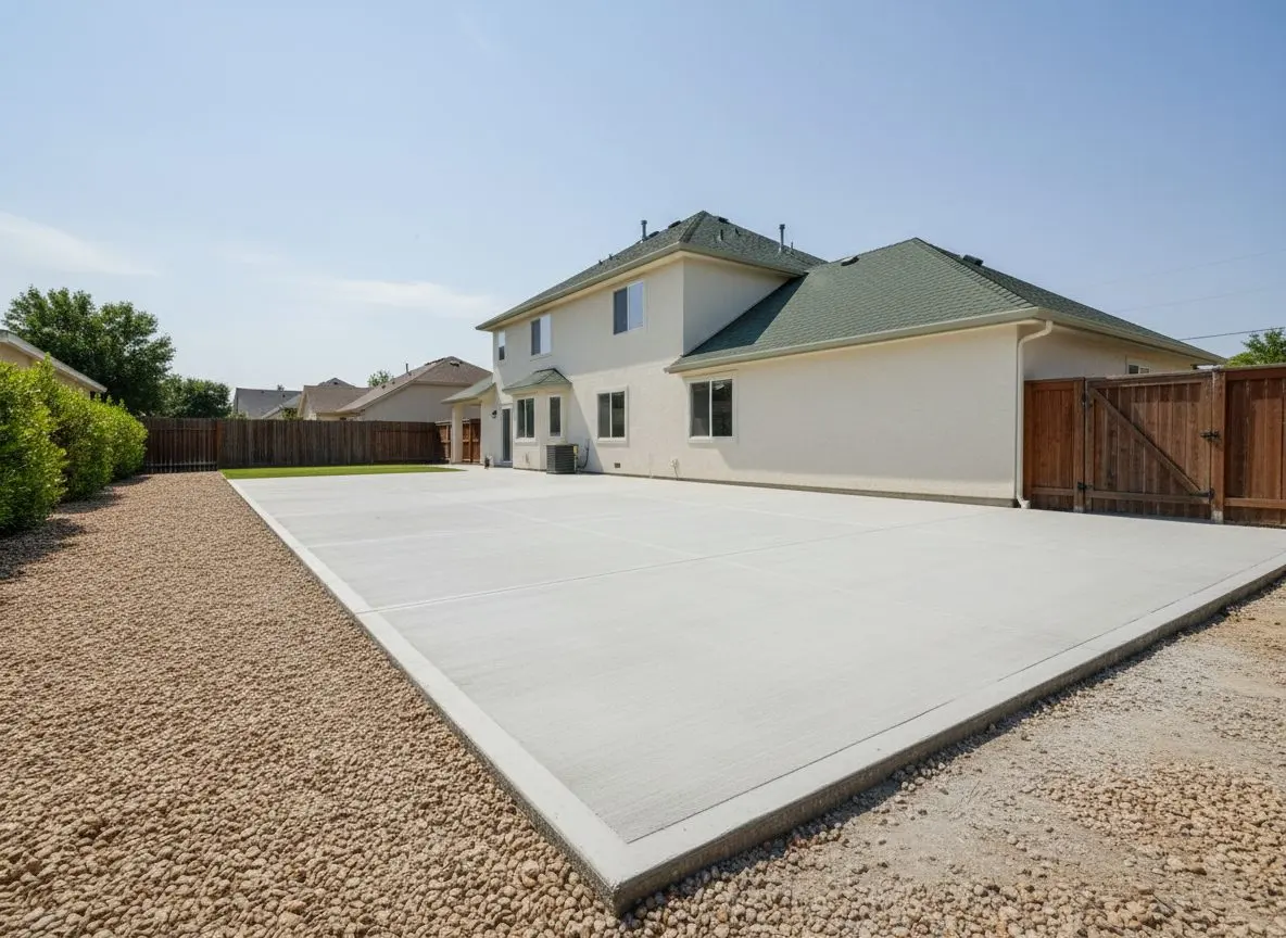 RV parking pad in Benton